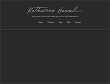 Tablet Screenshot of katharinehannah.com